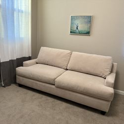 Sofa Bed With Queen Foldable Mattress 