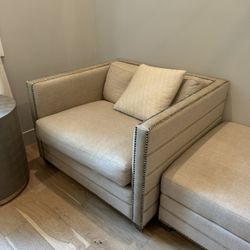 couch chair and ottoman