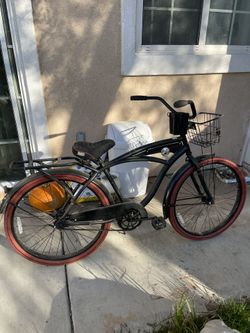 Huffy 26” Nel Lusso Men's Cruiser Bike, Matte Black