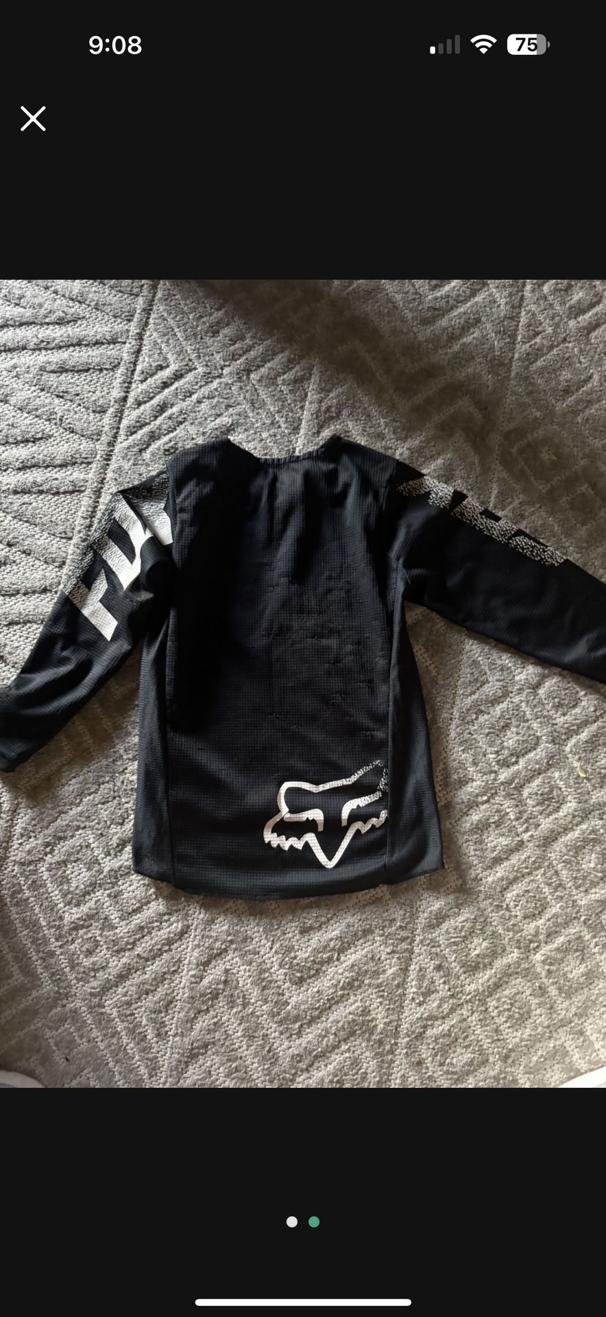 Youth Small Fox Jersey 