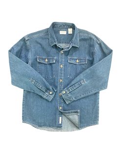 Covington Women’s Denim Shirt Jacket Denim Shacket Size L (14-16)
