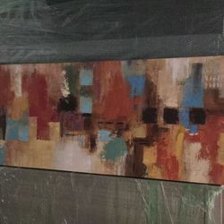 72" x 24" Abstract Wall Painting