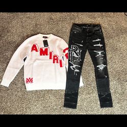 Amiri Shirt & Amiri Jeans 