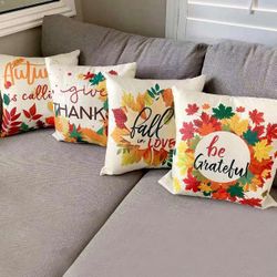 Brand New 4 PCS Fall Pillow 18x18inch