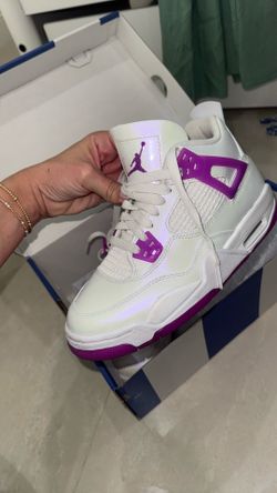 Authentic Jordan Retro 4 Ultraviolet 4.5 Youth