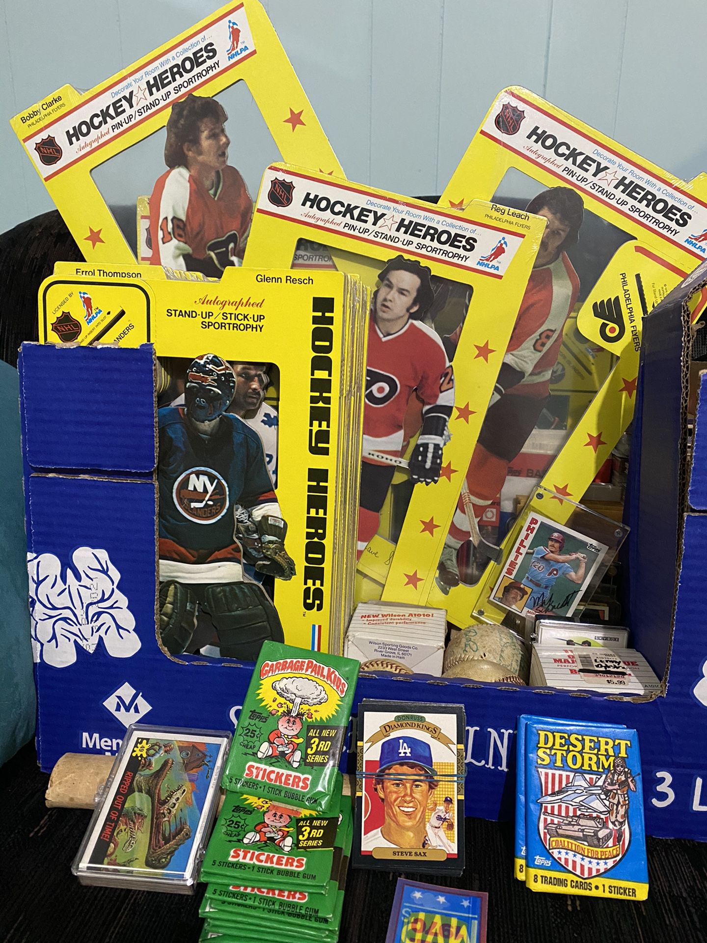 Hockey pop ups from the 70’s and other sport cards .