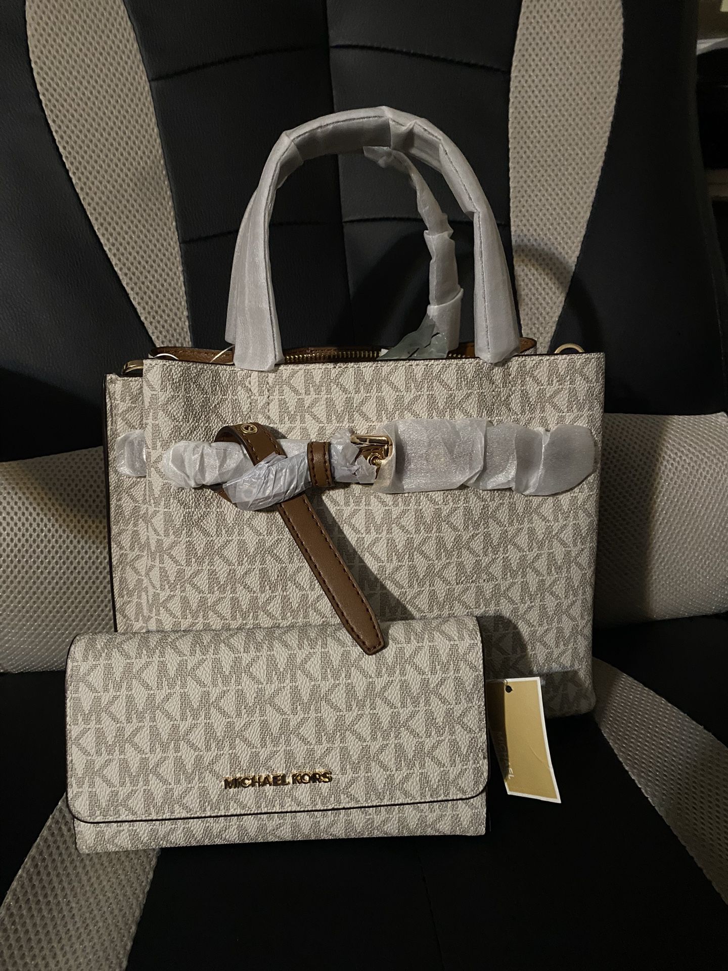 Michael Kors Small Satchel And Wallet
