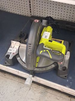 Electric Ryobi compound saw