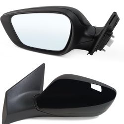 Left Driver Heated and Manual Folding without Turn Signal Match to Black (5P