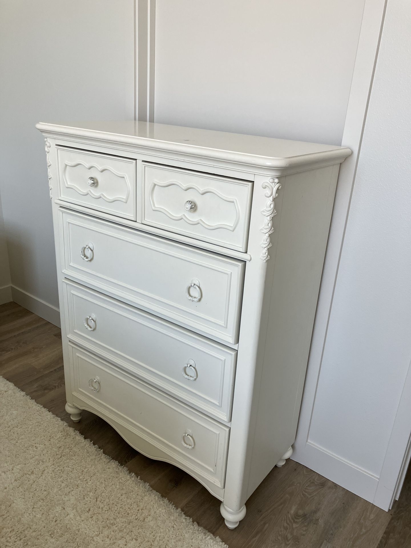 White Dresser (Costco- made of all wood) $250