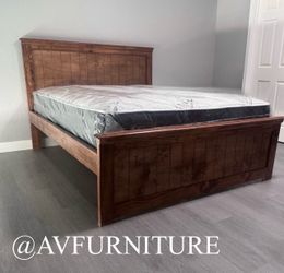 Queen Bed and Mattress