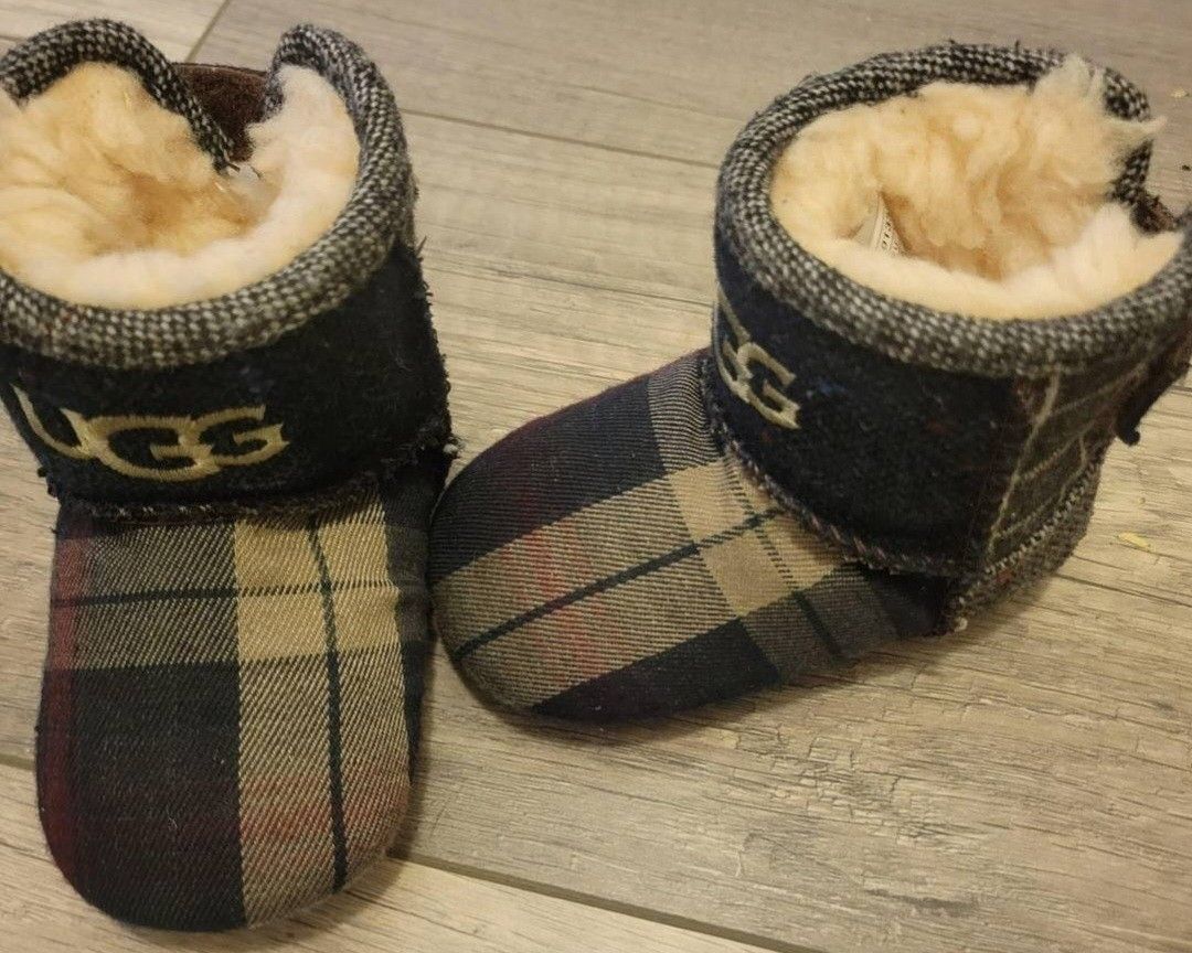 Ugg Plaid Baby/Toddler Booties

