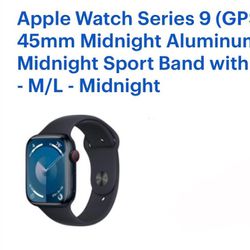 Apple Watch 9 ( gps + cellular )  + 2yrs apple care