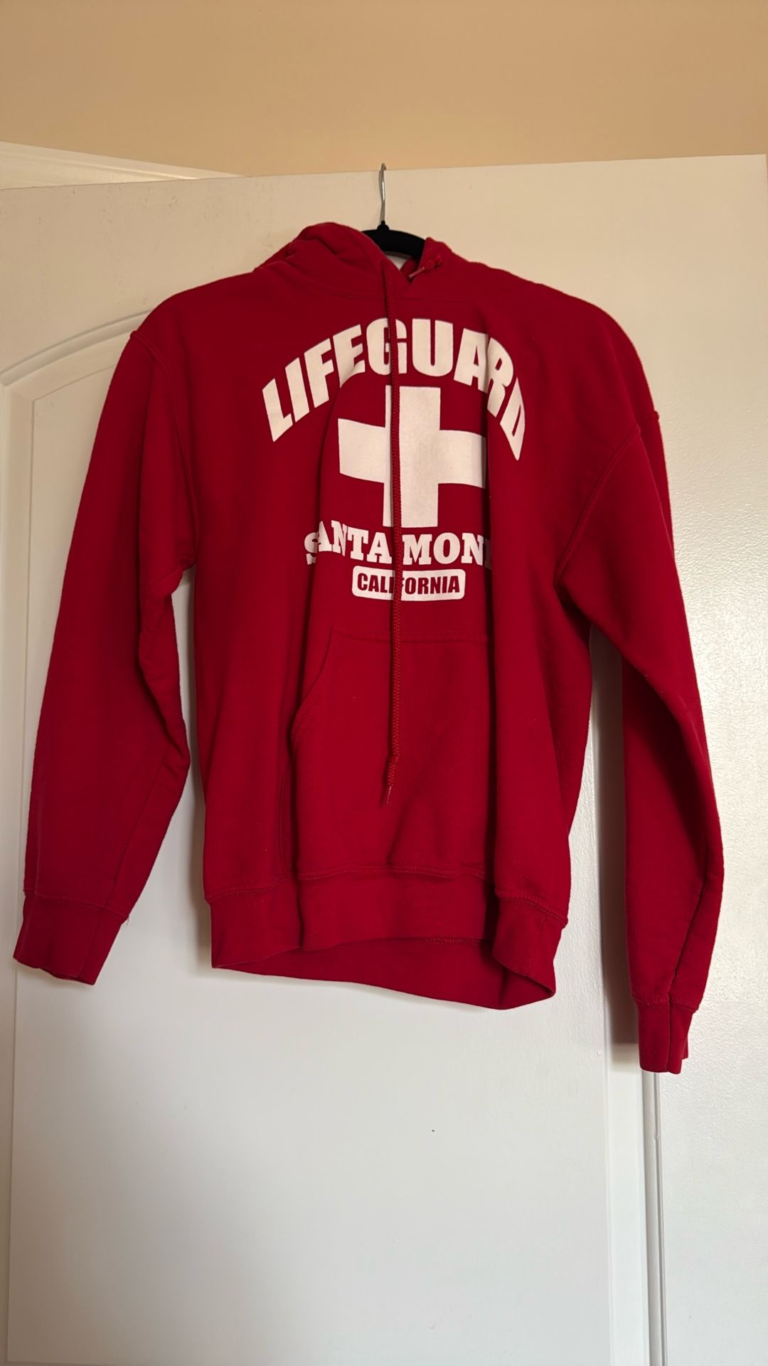 Red Santa Monica Lifeguard Sweatshirt S