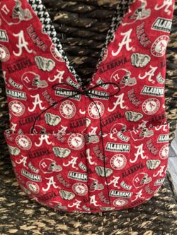 Alabama Pride Crimson Tide Canvas Satchel Handmade 