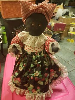 Very vintage rag doll