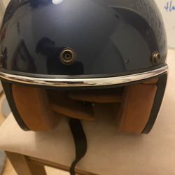 Helmet for Motorcycle “Urban Helmets” metallic blue”