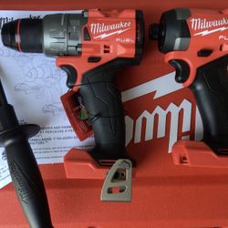 Milwaukee M18 FUEL Hammer Drill/Driver 1/2” And M18 FUEL Impact Driver.  Brand NEW.   Tools  Only.  NUEVO.