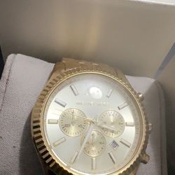 MICHAEL KORS Lexington Hits&Hers Gold-Tone Watch