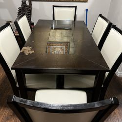 Dining Table With 6 Chairs