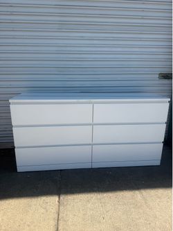 White dresser