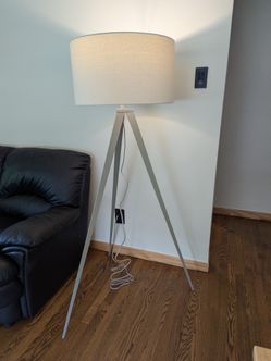 Crate & Barrel tripod lamp