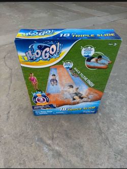 Bestway H2OGO! 18' Triple Water Slip N and Slide Kid's Pool Toys Outdoor SummerFirm $40