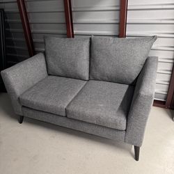 Brand New Gray Love Seat