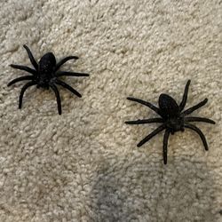 Small Plastic Spiders