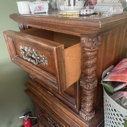 Headboard And Two Nightstand