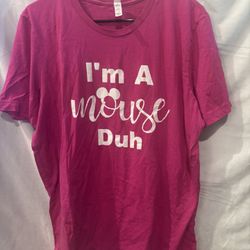 Pink Disney Graphic Tee (XL)