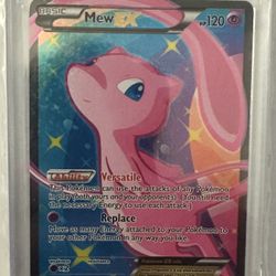 Pokémon Mew EX Full Art RC24/RC25 — Legendary Treasures Radiant Collection (Holo Ultra Rare)
