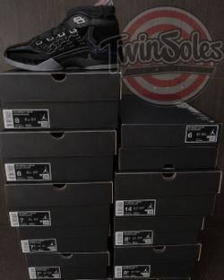 Retro 17 Low Black Patent