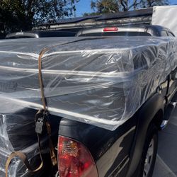 New  Thick King  Bed. Delivery Is Available 