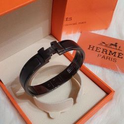 Hermes Men Bracelet ( Black)