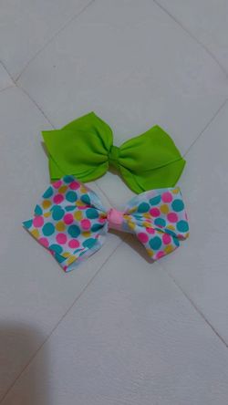 Set of 2 Ribbon Hair Bows