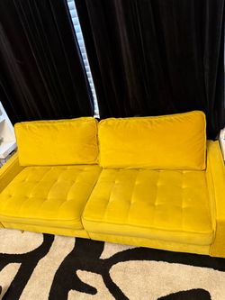 Yellow couch