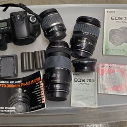 Canon EOS 20D Digital Camera Bundle