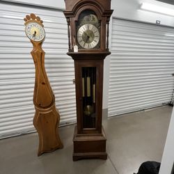 Grandmother and grandfather’s clock