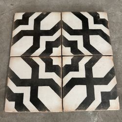 Decorative Tile, Casablanca 5”x5” Matte Ceramic Tile (Farissi)