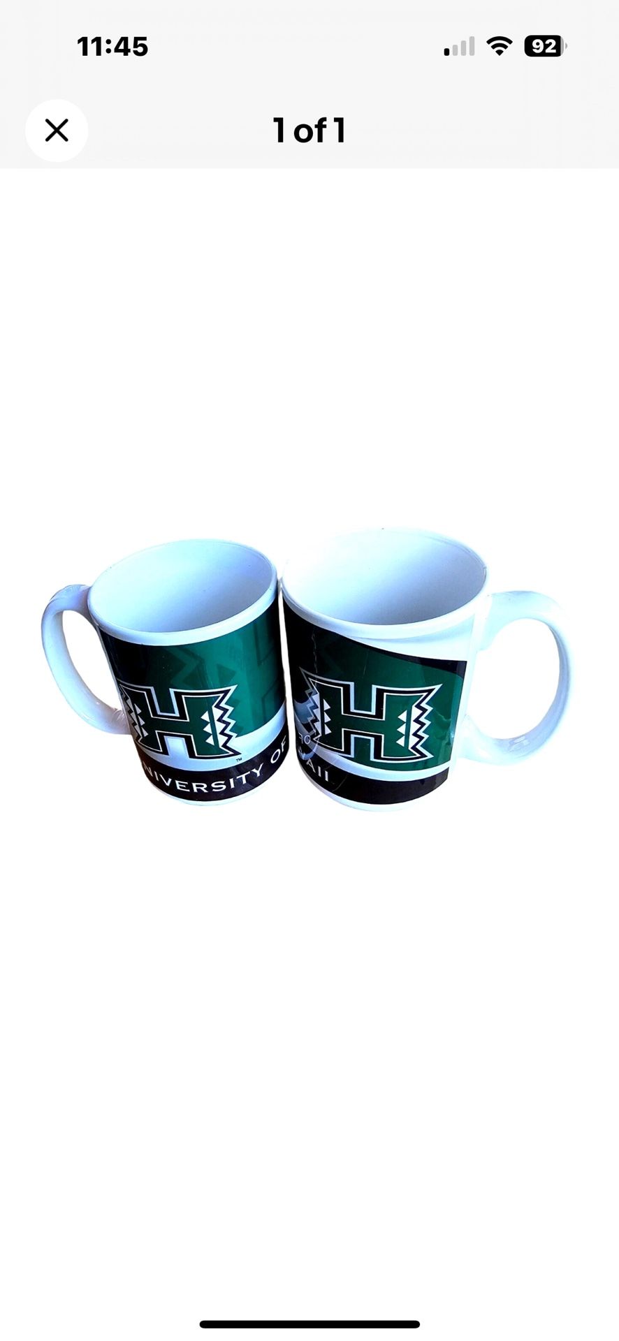 Hawaii Warriors 14 Ounce Coffee Mug