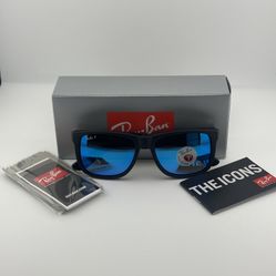 Ray-Ban RB4165 622/55 Justin 54mm Blue Mirror Lens Sunglasses