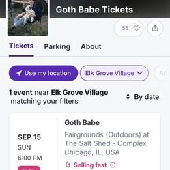 2 Goth Babe Tickets - Salt Shed