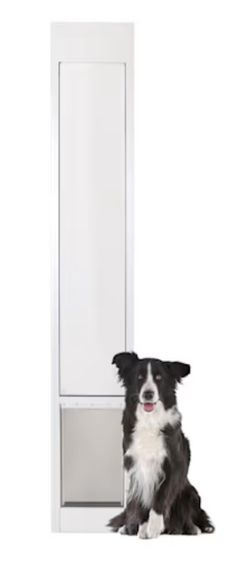 PetSafe
10-1/4 in. x 16-3/8 in. Large White Freedom Patio Panel (76 in. to 81 in.) Pet Door