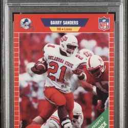 Barry Sanders PSA 9