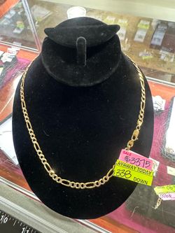 14k Figaro necklace for sale!