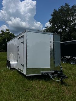 🦅Quality Cargo Trailer Brand 🆕 7x16 Ta Tandem Axle PLYCORE 0.080 🔥