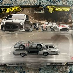 NEW! Hot Wheels Premium Team Transport 2026 Mercedes 300SLR  / Renntransporter