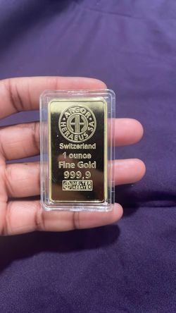 Argor-Heraeus 1 oz Fine Gold Bar 999.9