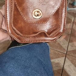 Brown Leather Fanny Bag